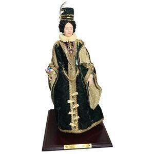 Jose Marin Verdugo Collectible Elvira Siglo XVI Doll Spain Antique Doll 14" H